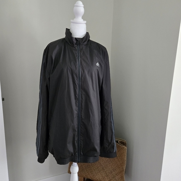 adidas Other - Adidas Men's Large Climaproof Black Spring/fall Jacket